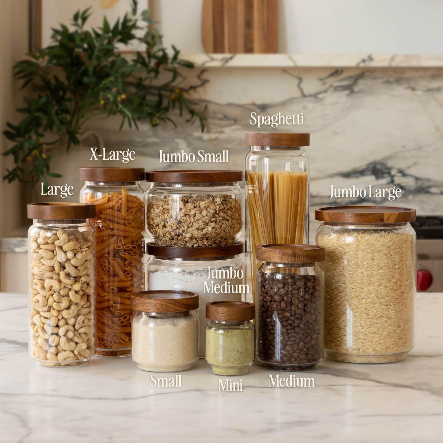 The Spaghetti Glass Canister