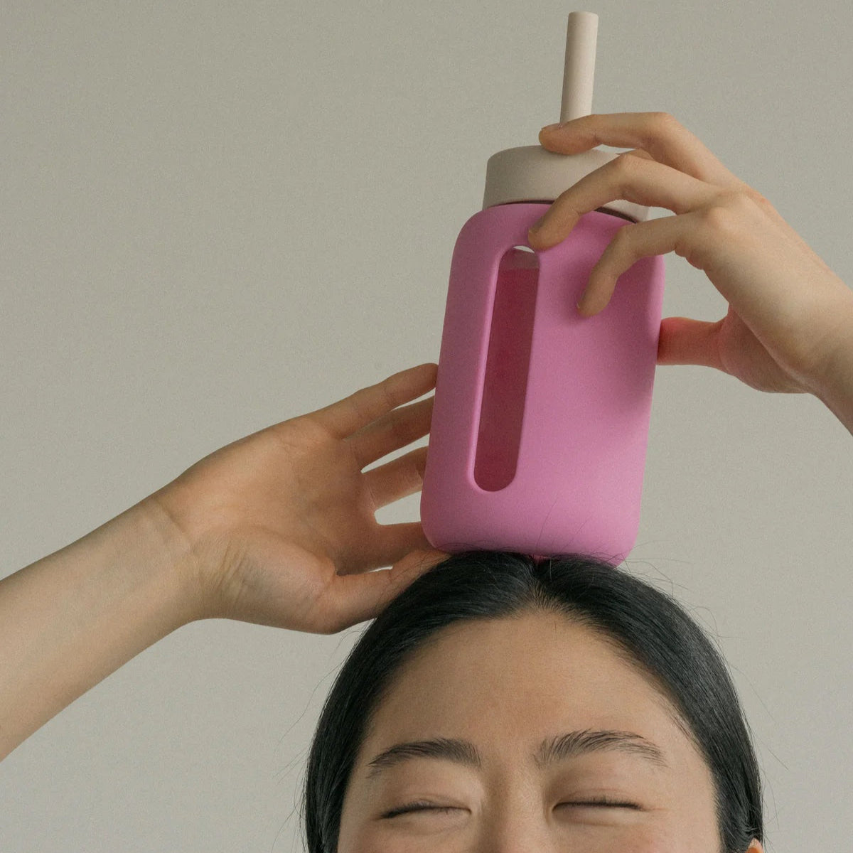 Bink Mini Lounge Straw + Cap - Bubblegum Lifestyle