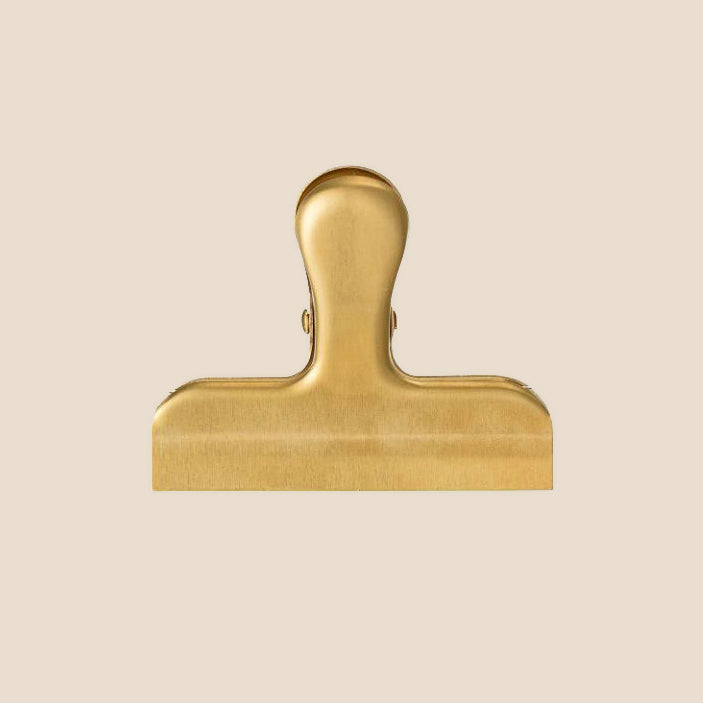 Stainless Steel Gold Bag Clip