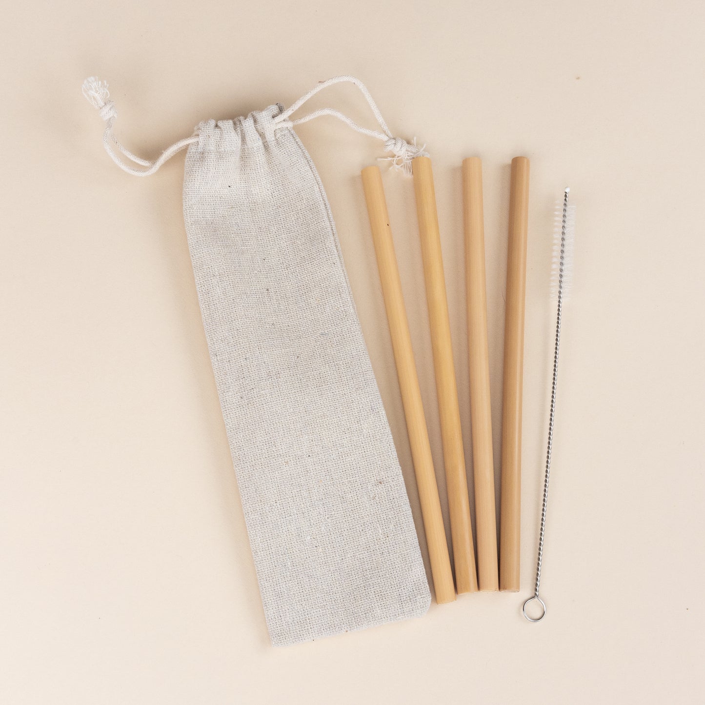 Reusable Bamboo Straw Sets