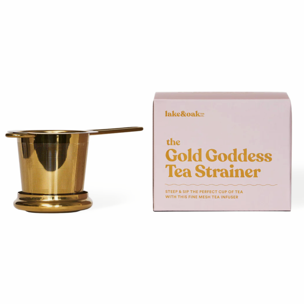 Gold Goddess Tea Strainer