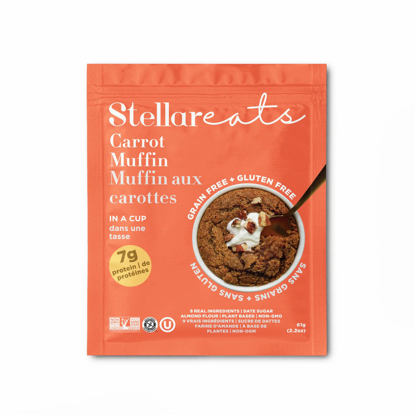 Instant Treat: Carrot Muffin In A Cup (Single or 8 Pack)