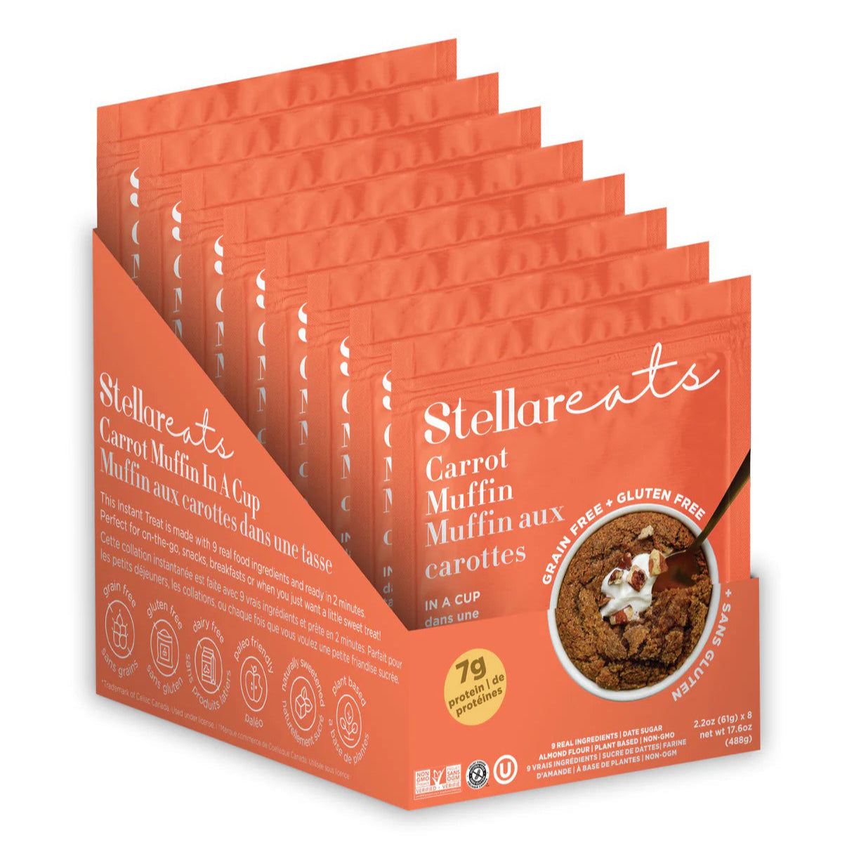Stellar Eats Instant Treat: Carrot Muffin In A Cup (Single or 8 Pack) Lifestyle 2