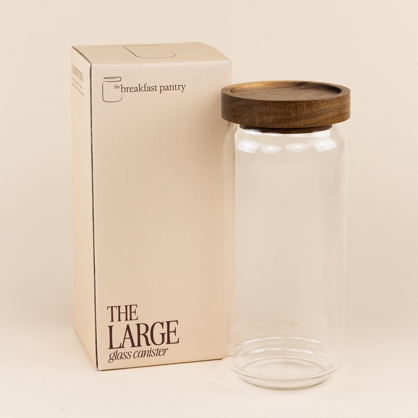 The Large Glass Canister
