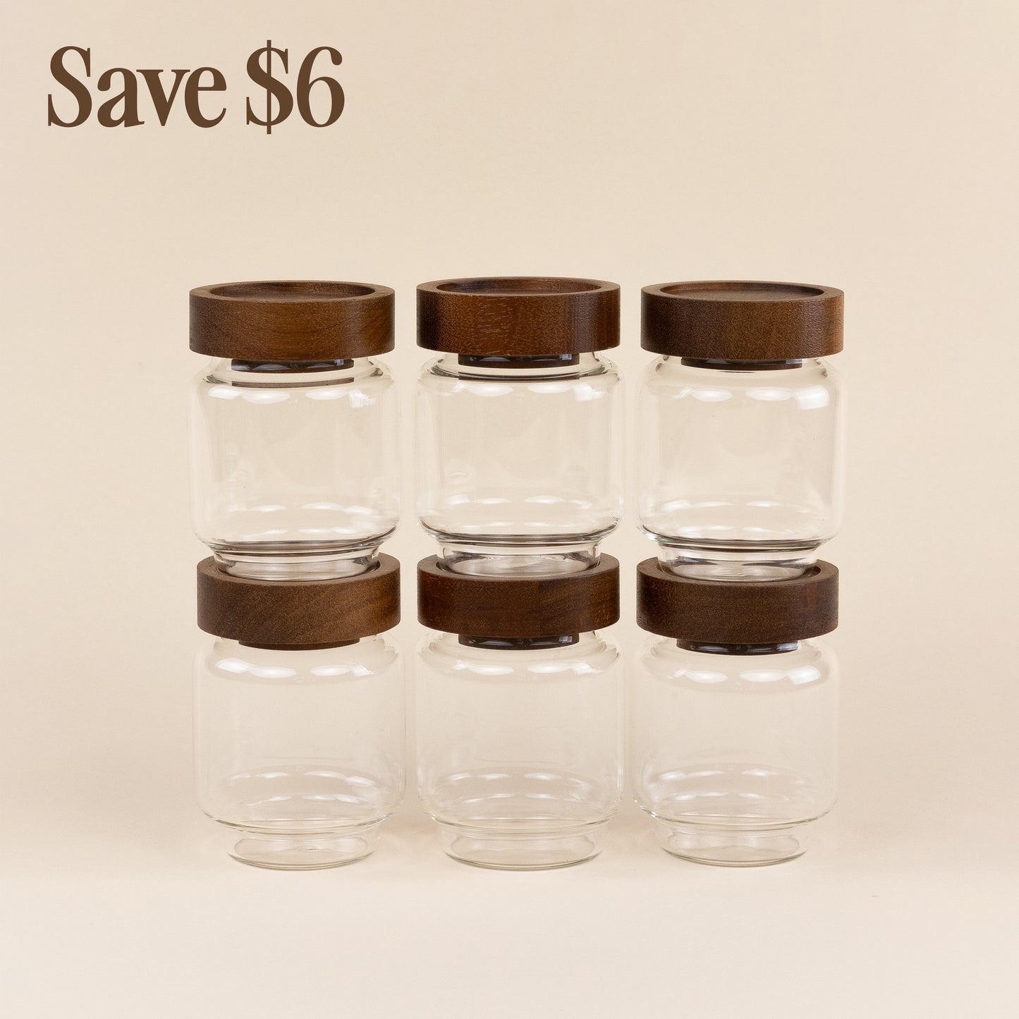 The Mini Six Canister Set