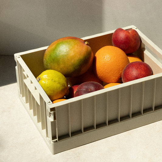 The Medium Crate - Oatmilk