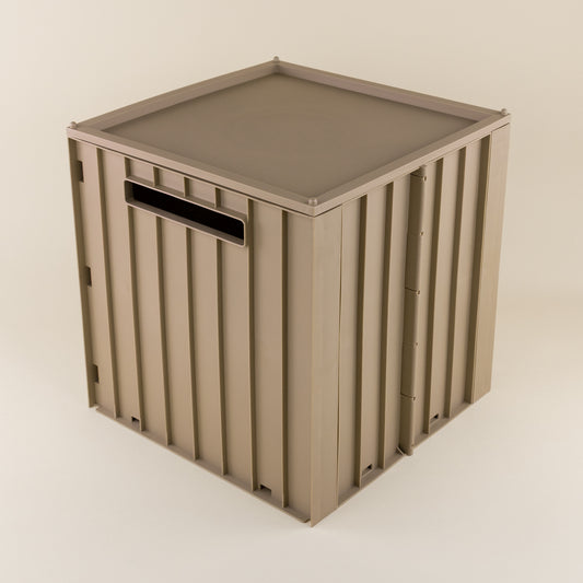 The Square Crate Lid - Latte