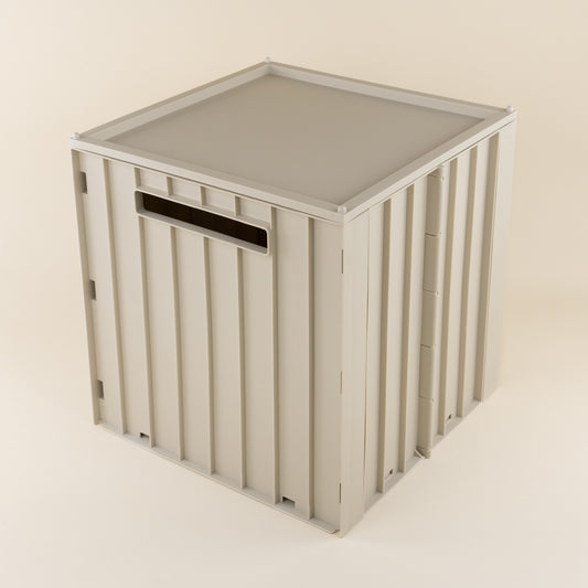 The Square Crate Lid - Oatmilk