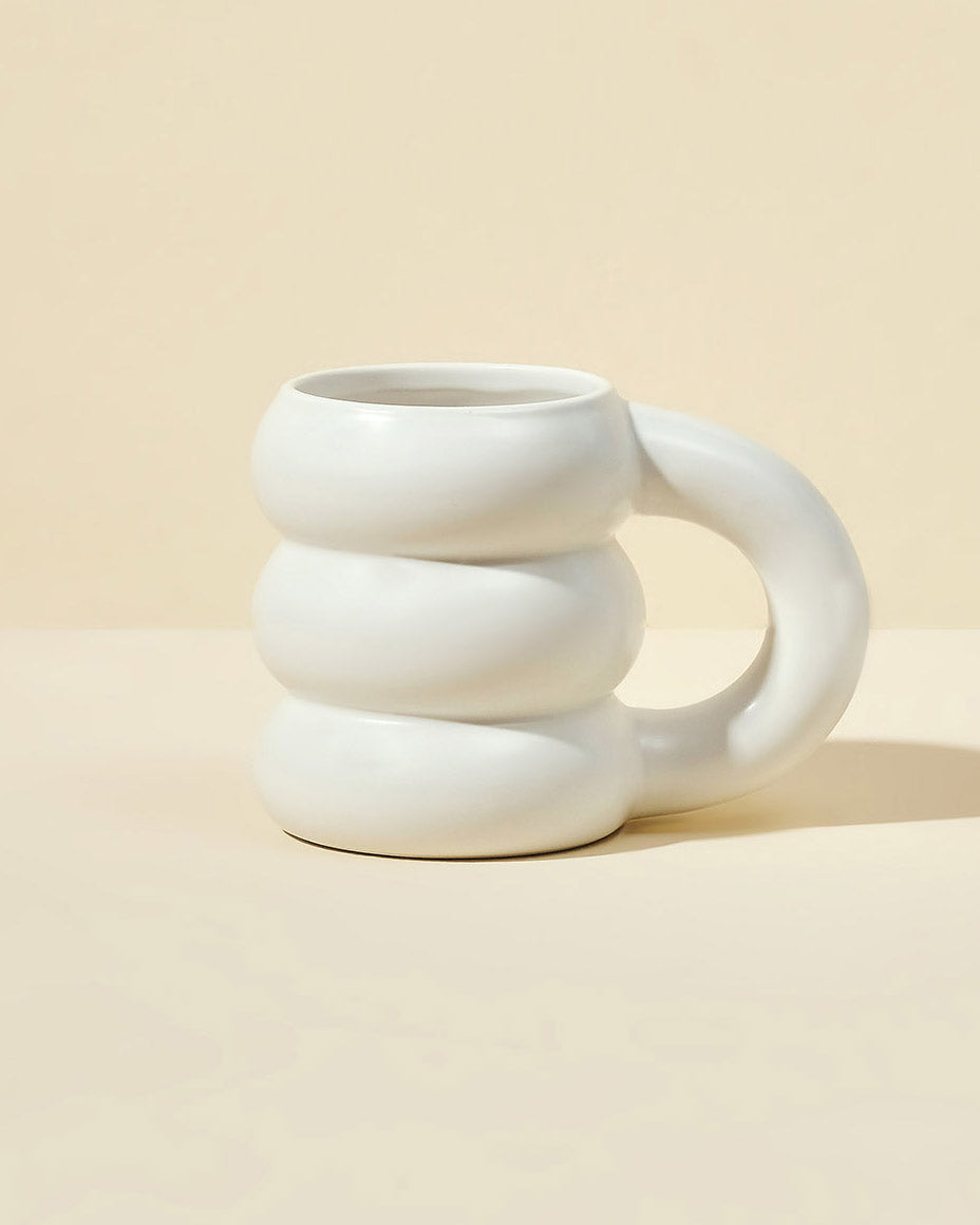 Blume Ceramic Cloud Mug - White