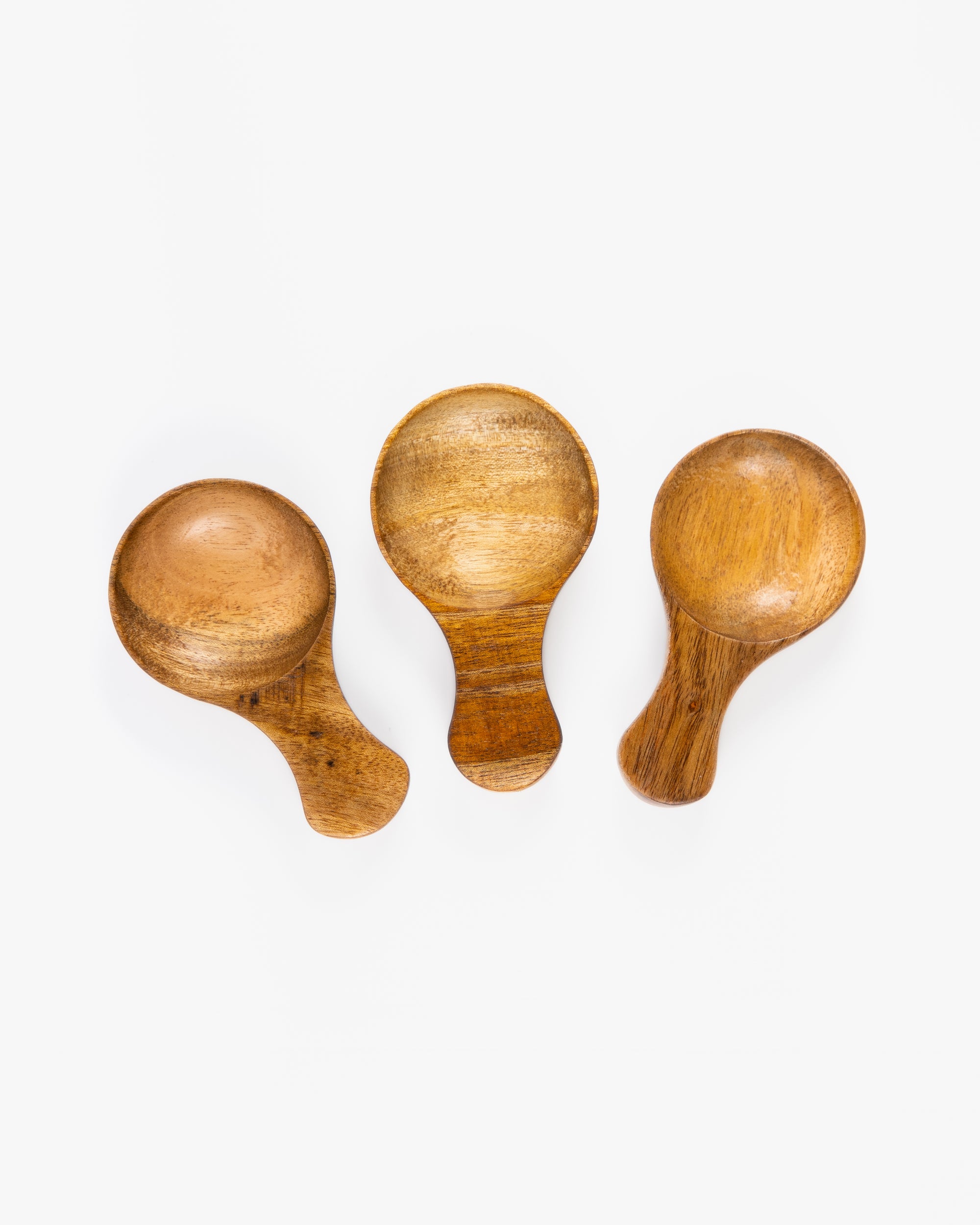 Large Acacia Wood Scoops (Single or Set of 3)