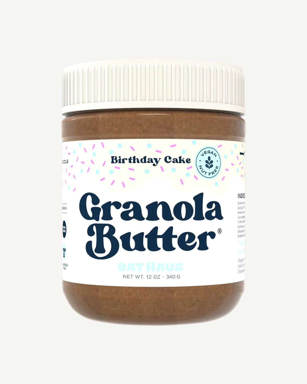 Birthday Cake Granola Butter (Nut-Free!)