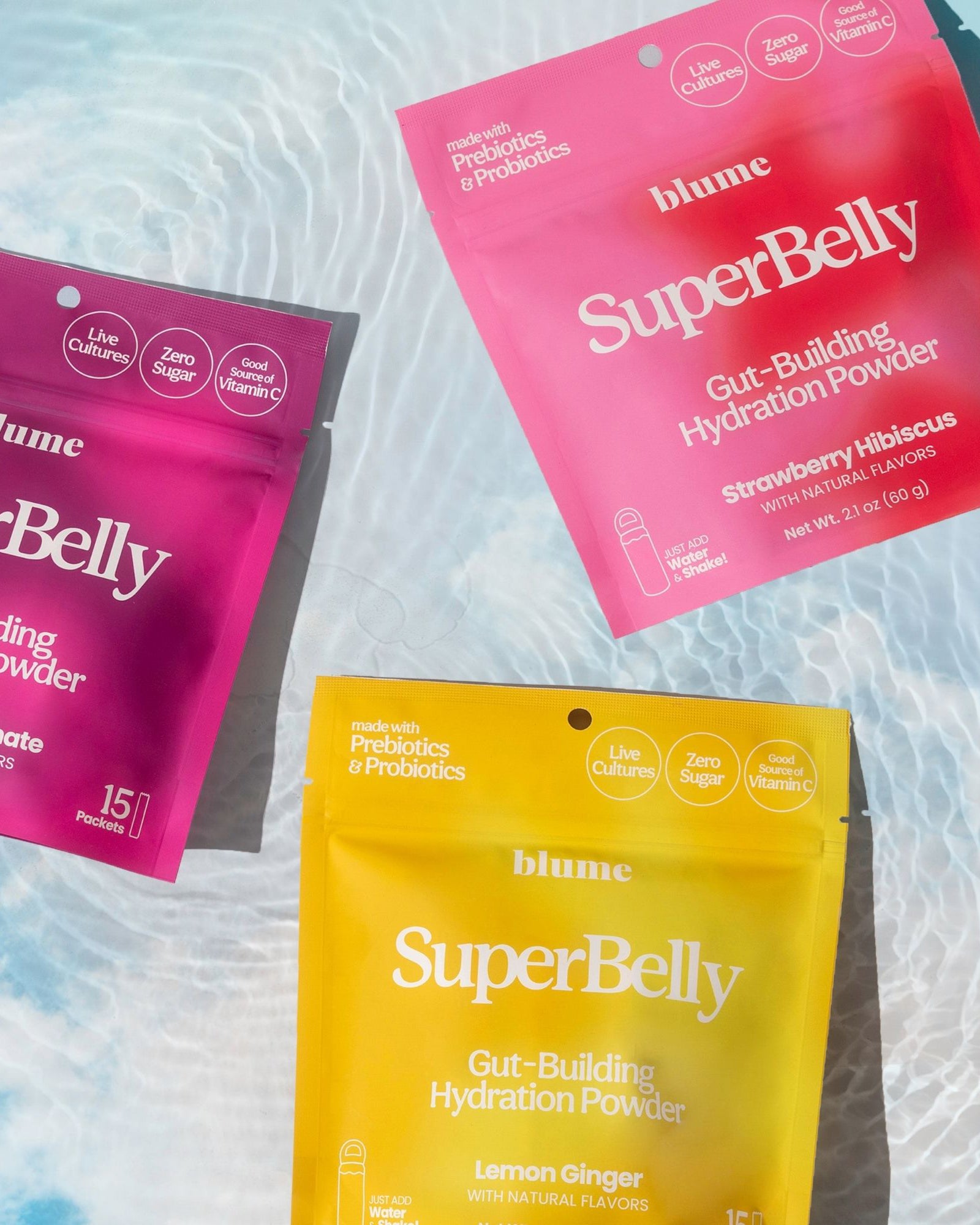 Blume SuperBelly Gut-Building Hydration Powder - Açai Pomegranate 4