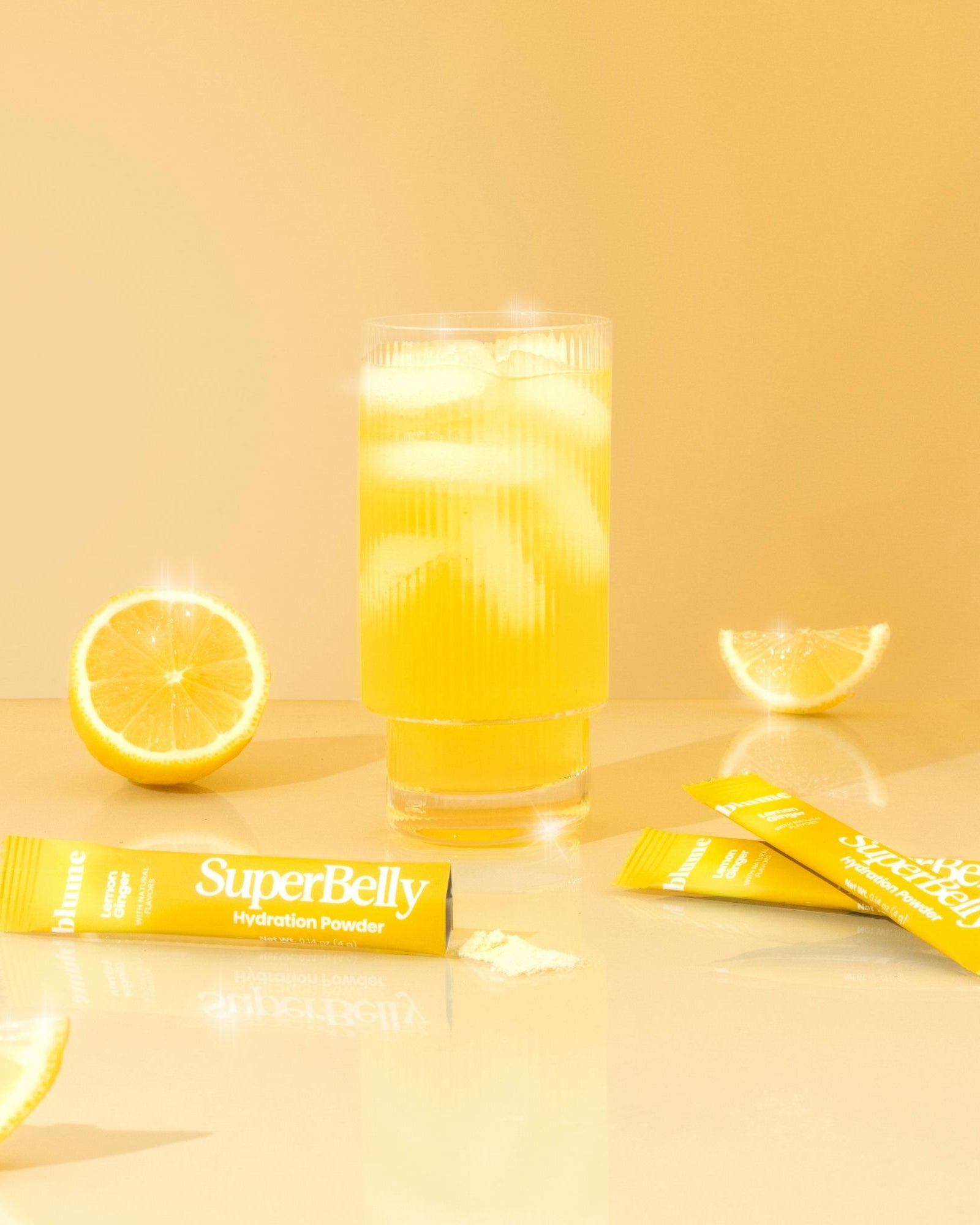 Blume SuperBelly Gut-Building Hydration Powder - Lemon Ginger 3