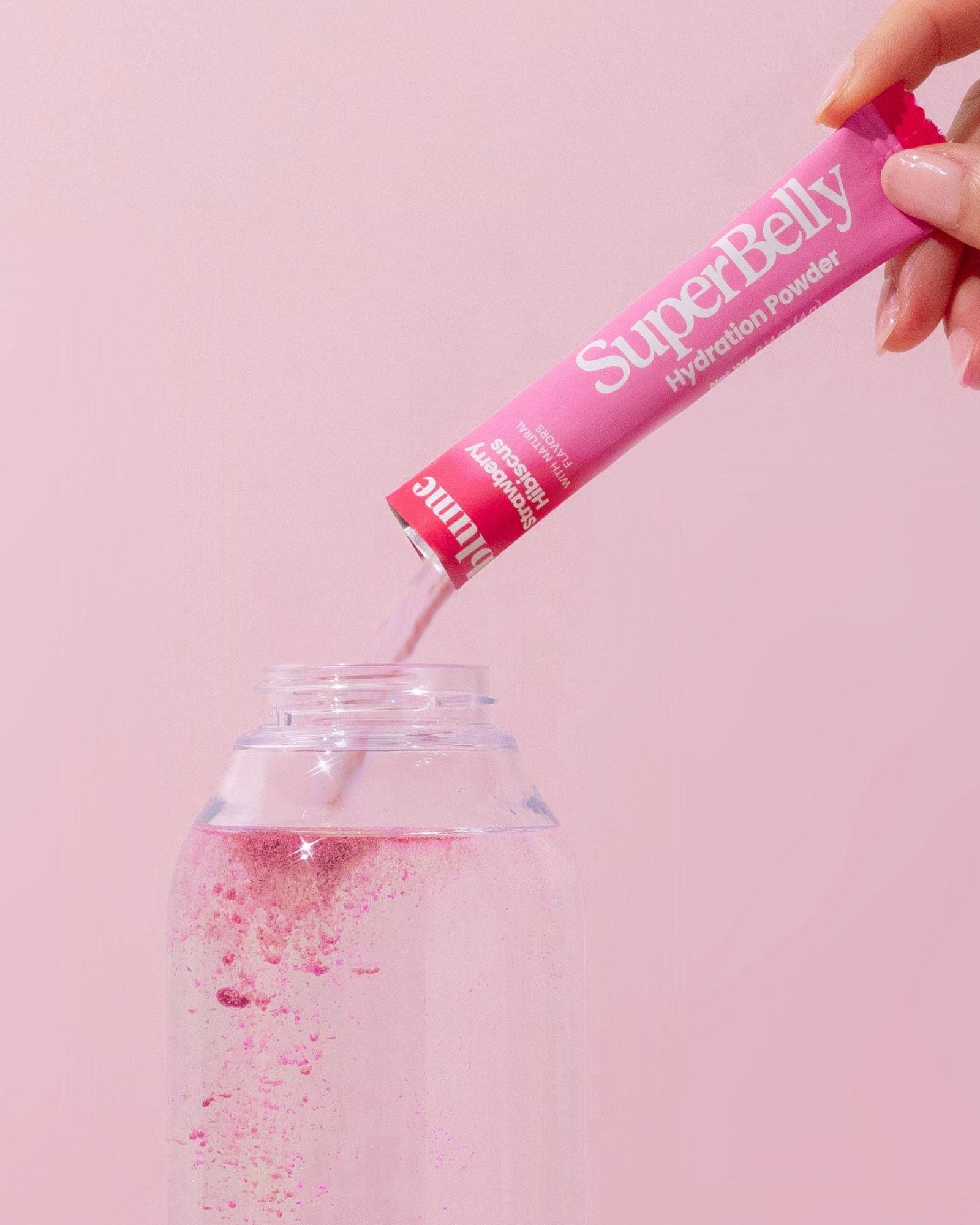 Blume SuperBelly Gut-Building Hydration Powder - Strawberry Hibiscus