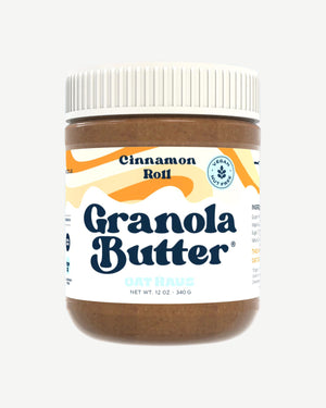 Cinnamon Roll Granola Butter (Nut-Free!)