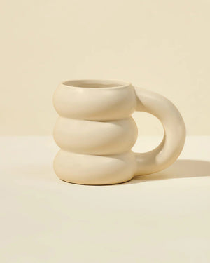Ceramic Cloud Mug - Tan
