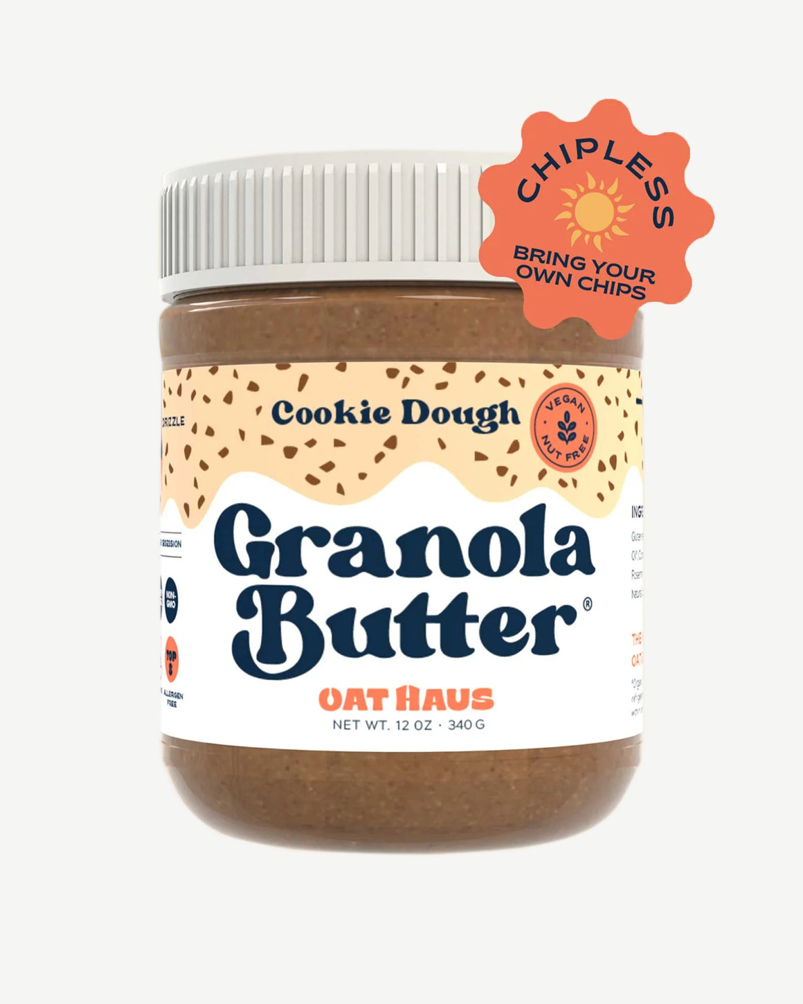 Cookie Dough Granola Butter (Nut-Free!)