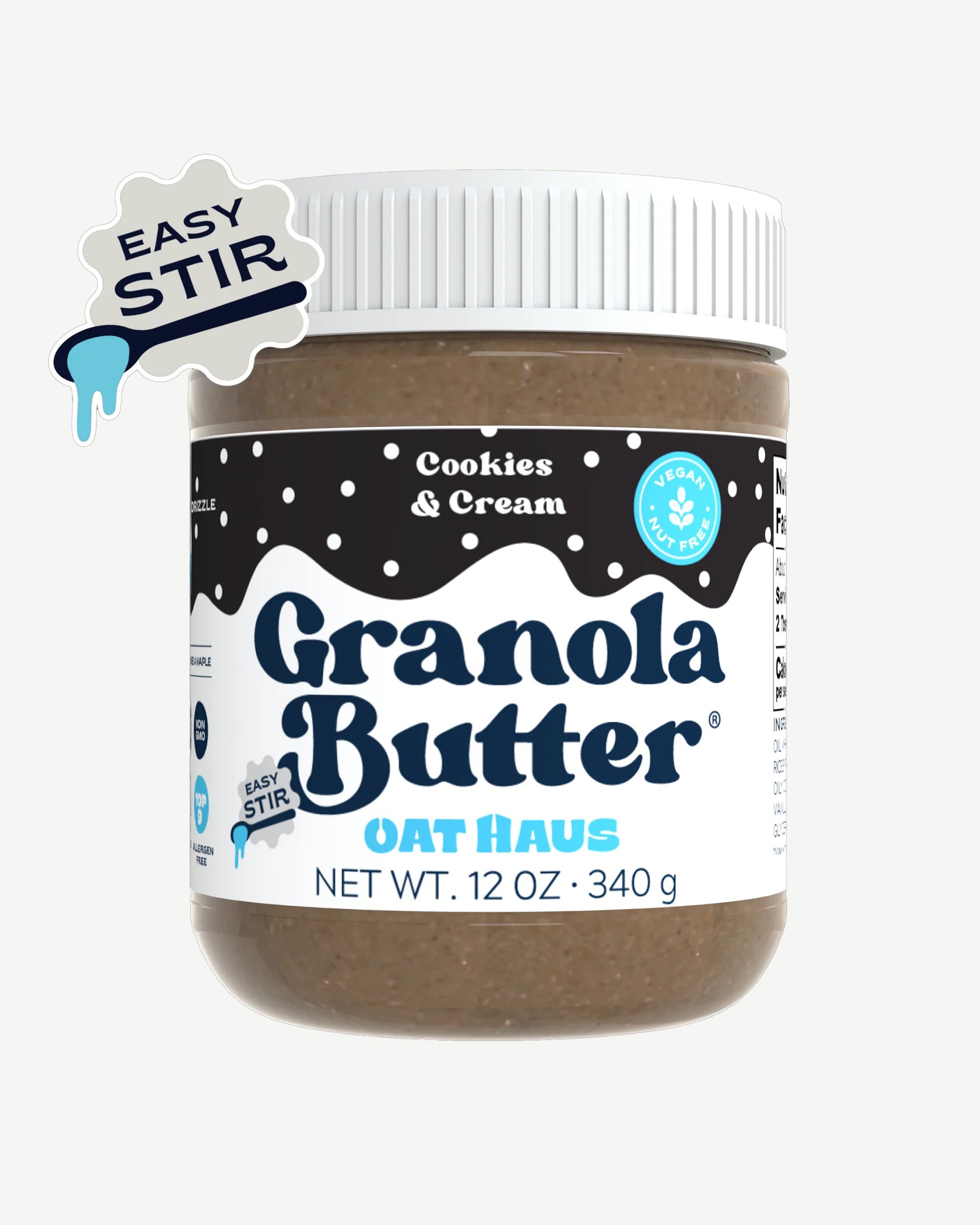 Cookies & Cream Granola Butter (Nut-Free!)