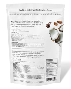 Stellar Eats Grain-Free Chocolate Chip Cookie Mix Nutrition Facts