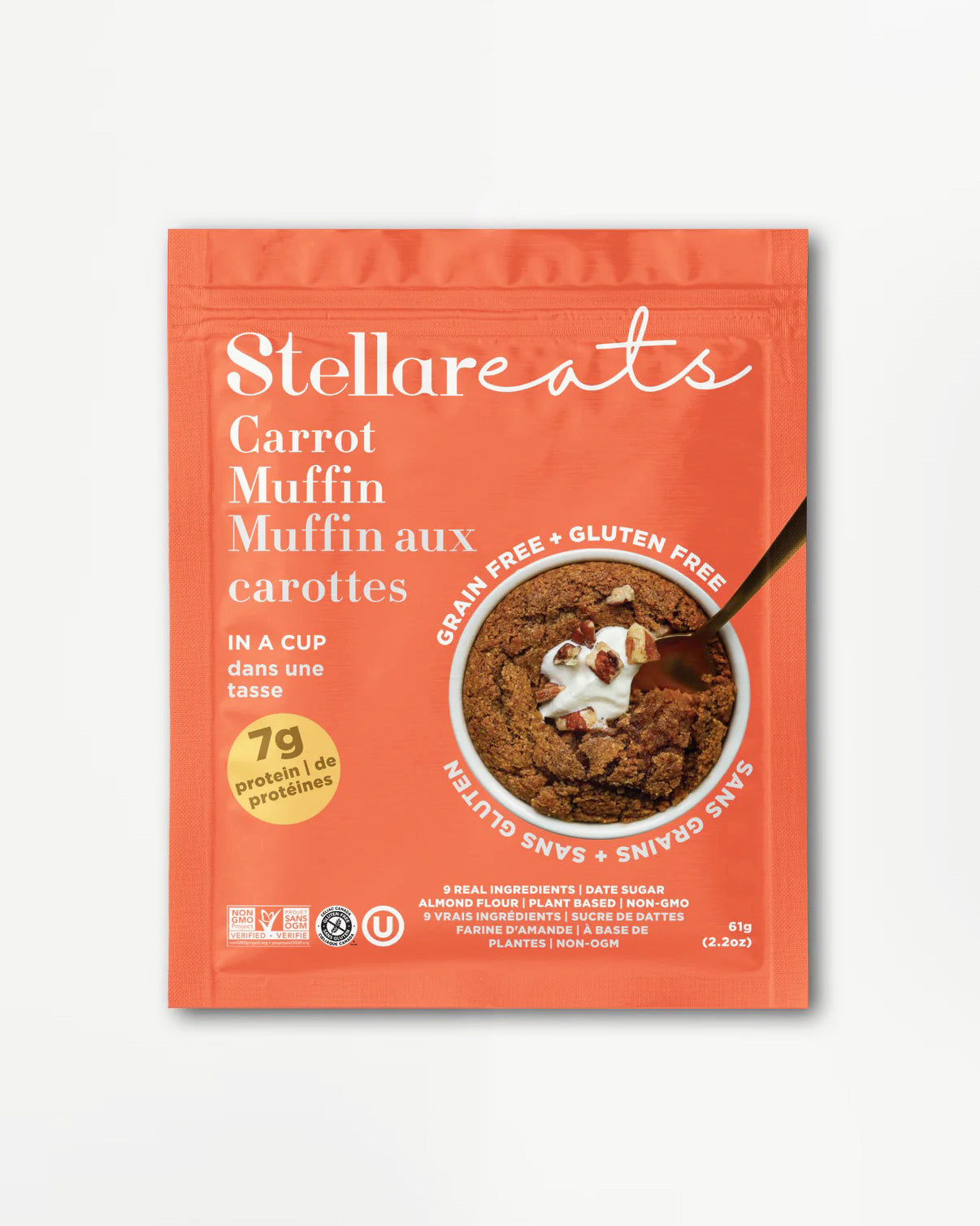 Stellar Eats Instant Treat: Carrot Muffin In A Cup (Single or 8 Pack)