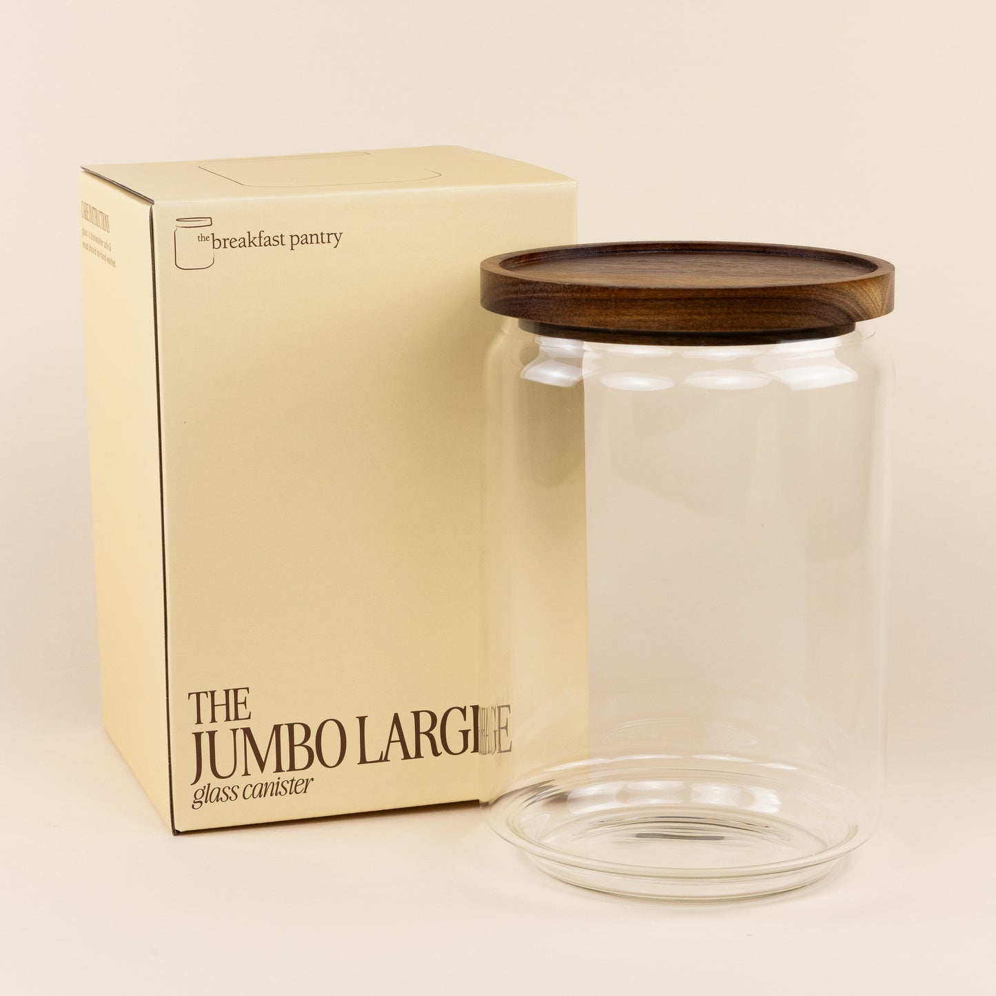 The Jumbo Large Glass Canister