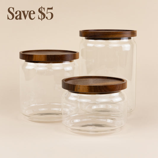 The Key Three Jumbo Canister Set