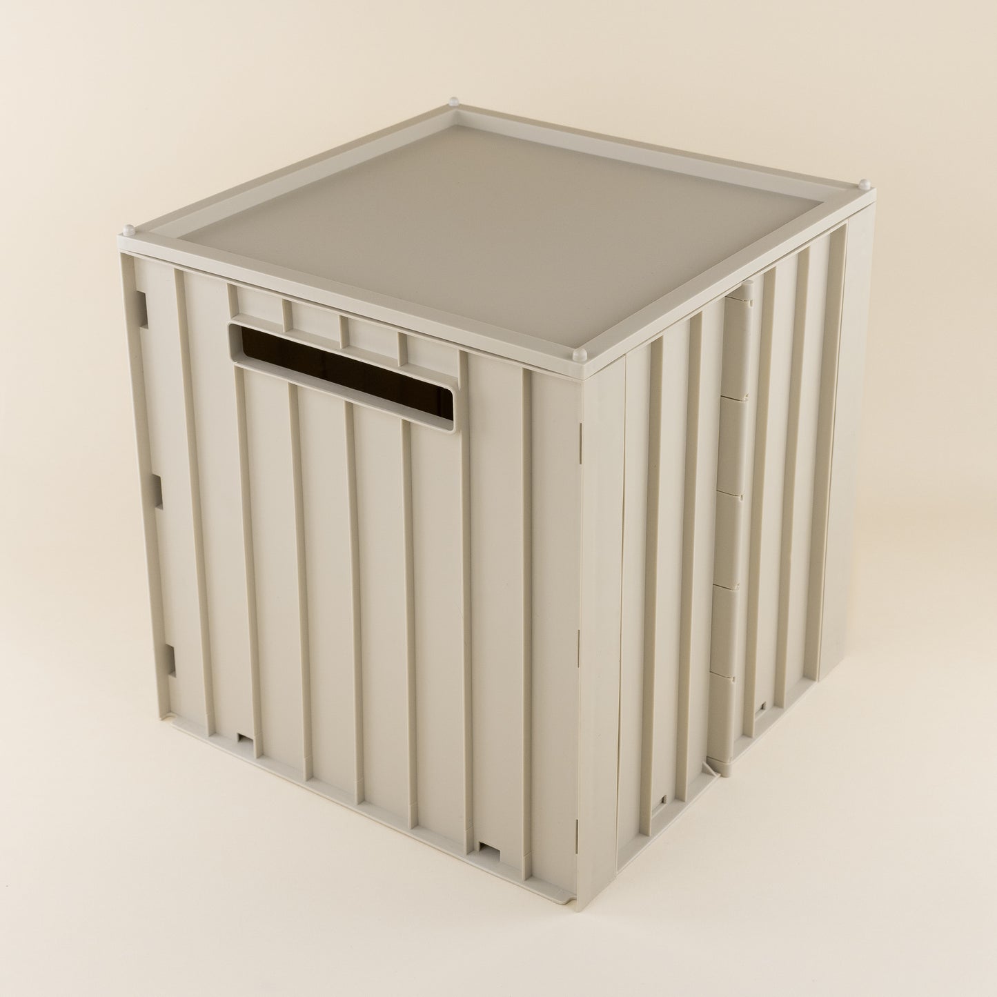 The Square Crate Lid - Oatmilk