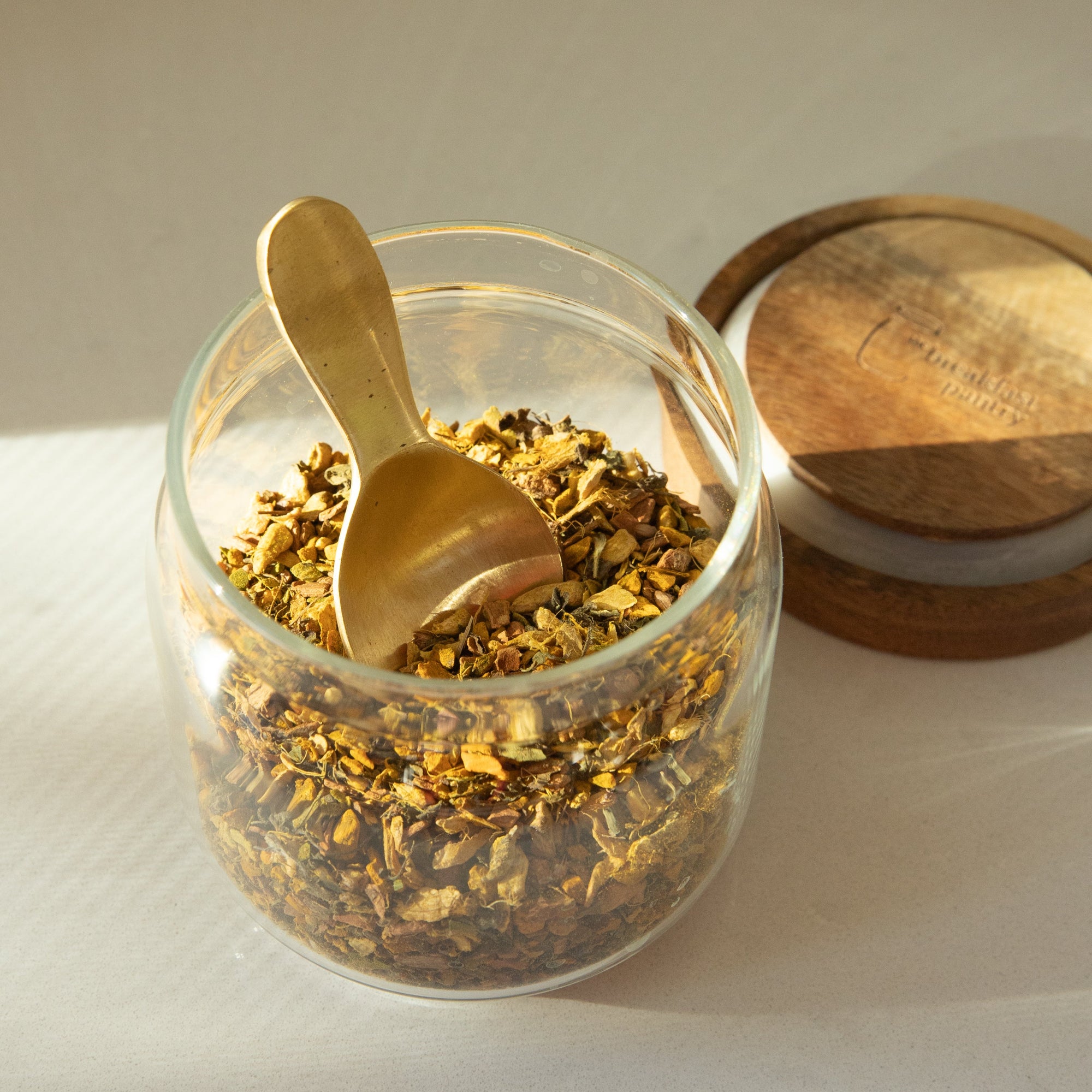 The Breakfast Pantry Limited Edition Brass Scoops