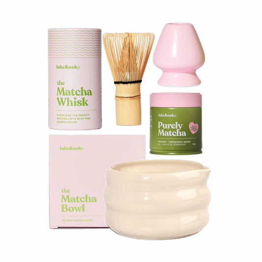 The Purely Matcha Set 2.0 (Oat Milk Bowl With Spout)