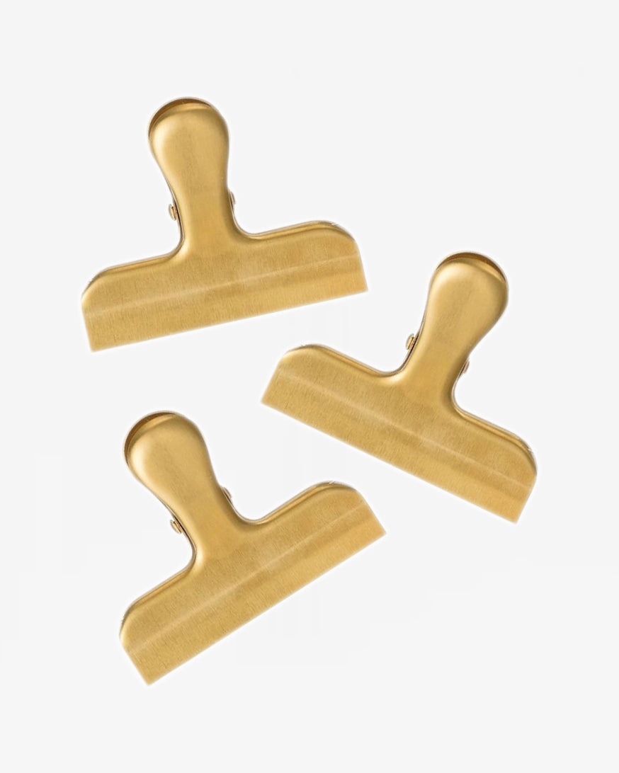 Bloomingville Stainless Steel Gold Bag Clip