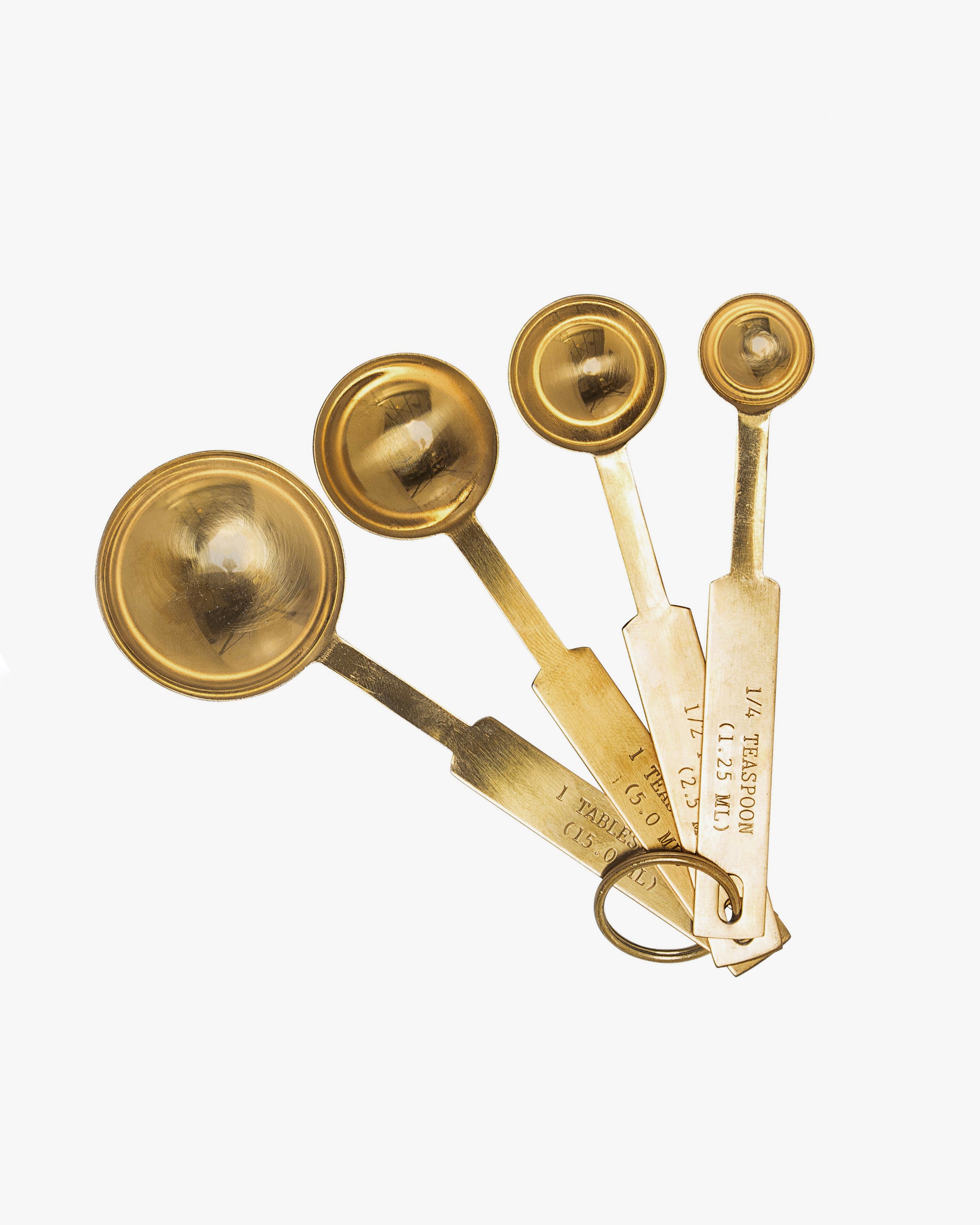 Bloomingville Stainless Steel Gold Measuring Spoons - Set of 4