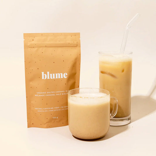 Blume Salted Caramel Superfood Latte Blend Lifestyle