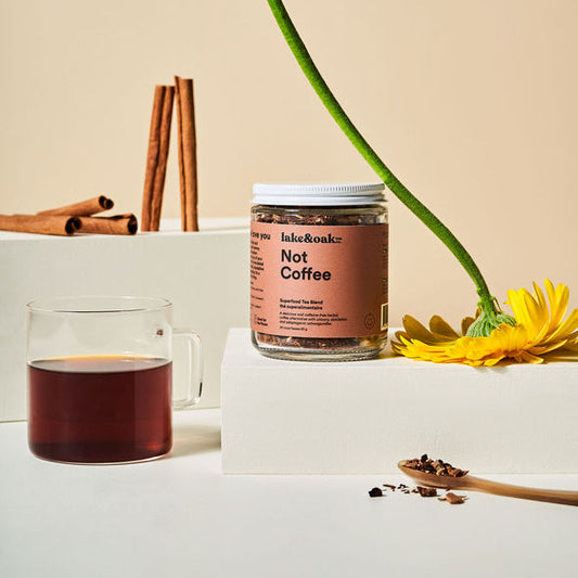 "Not Coffee" Organic Caffeine-Free Superfood Tea Blend | Lake & Oak