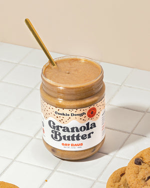 Cookie Dough Granola Butter (Nut-Free!)