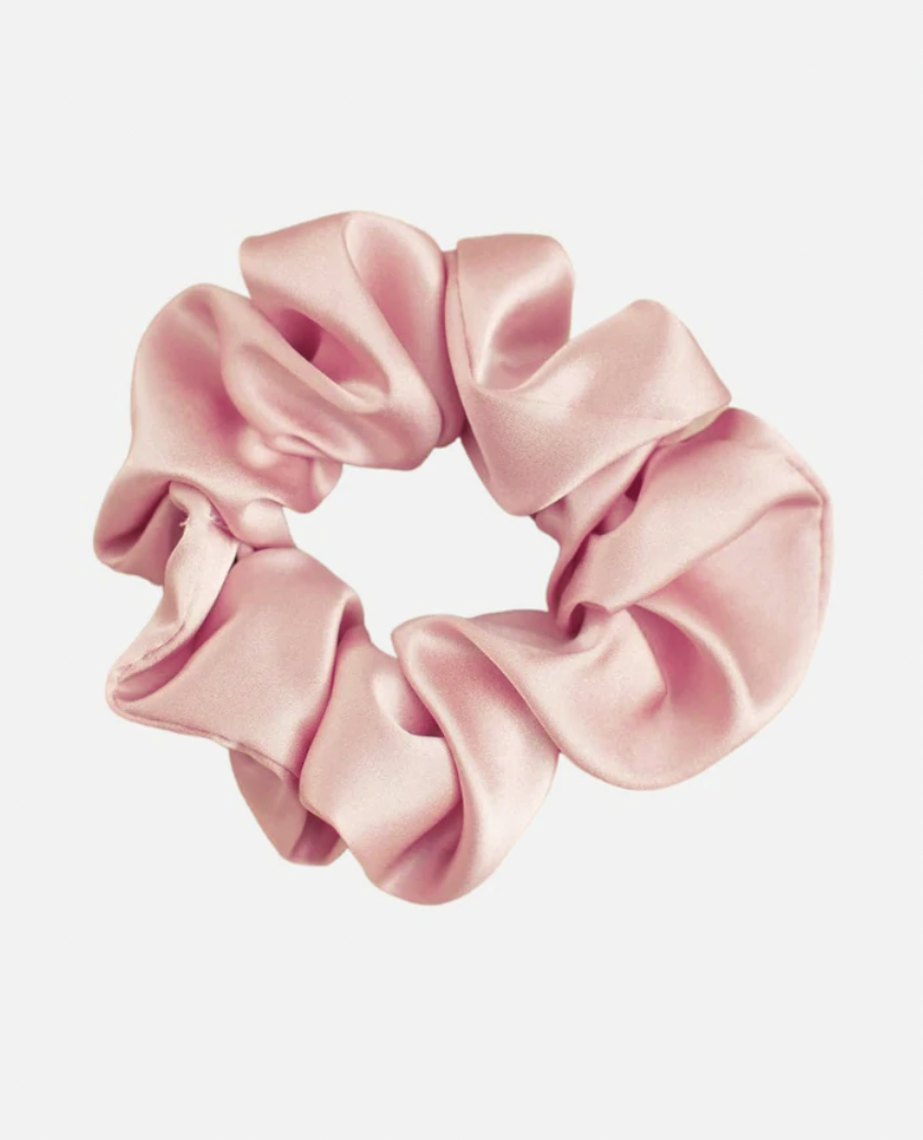 Medium Silk Scrunchie - Bubblegum