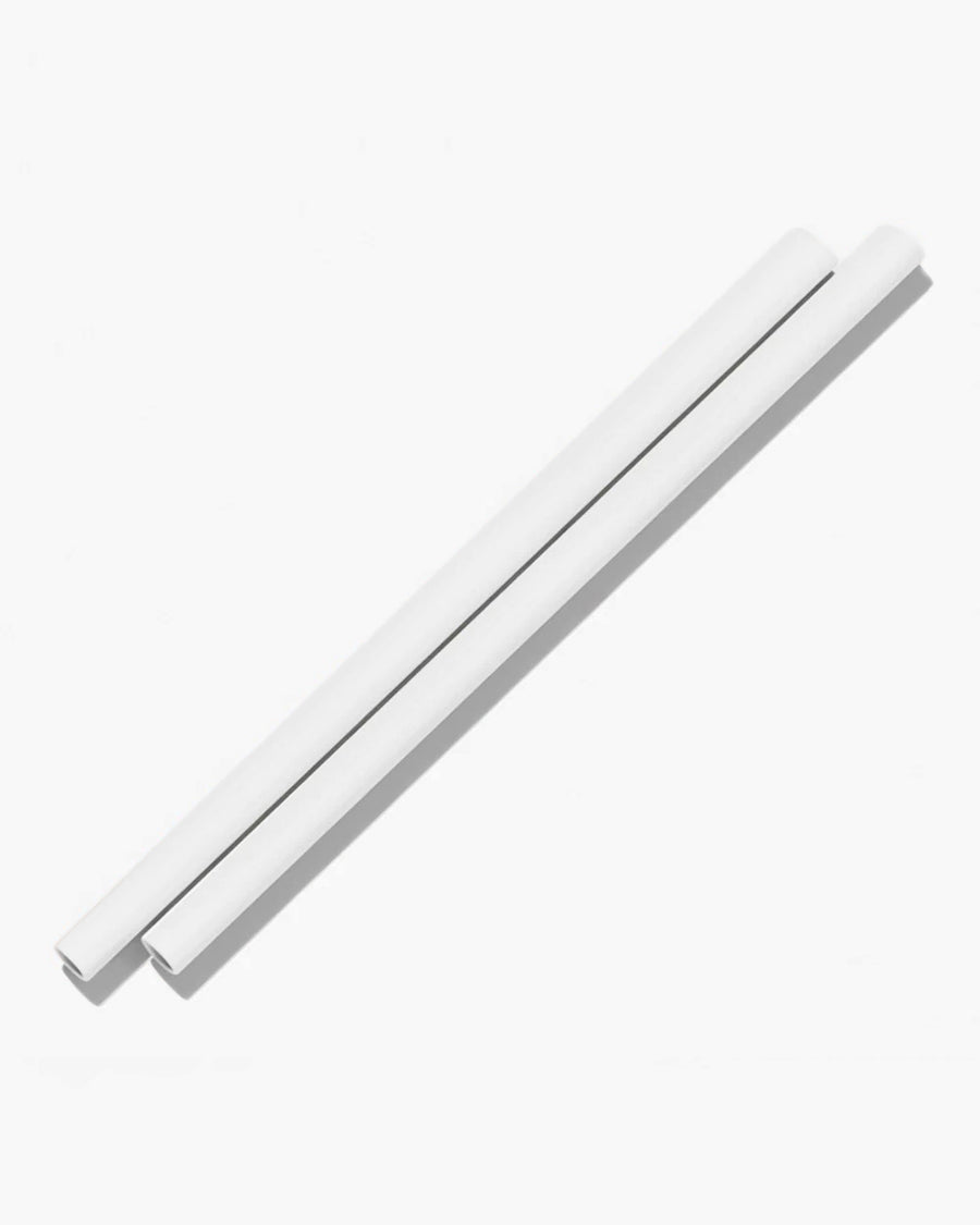 Silicone Straws (2 Pack) - White