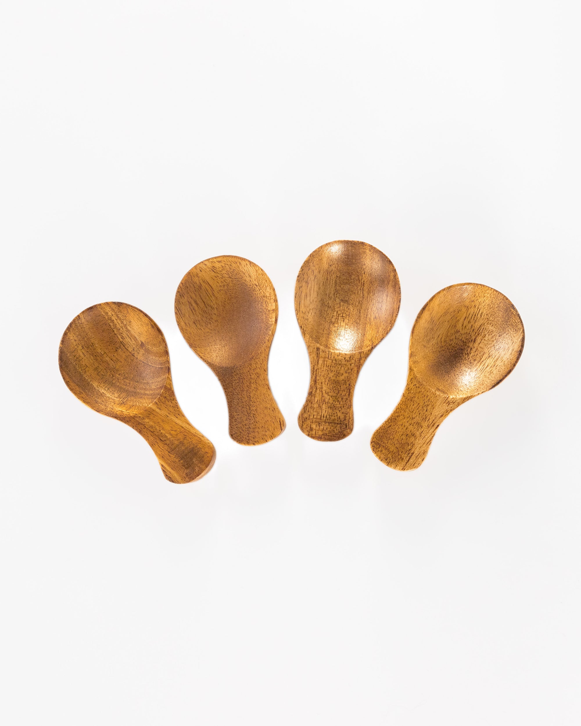 Small Acacia Wood Scoops (Single or Set of 4)