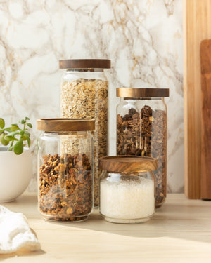The Breakfast Pantry Large Glass Canister (1000ml) Lifestyle