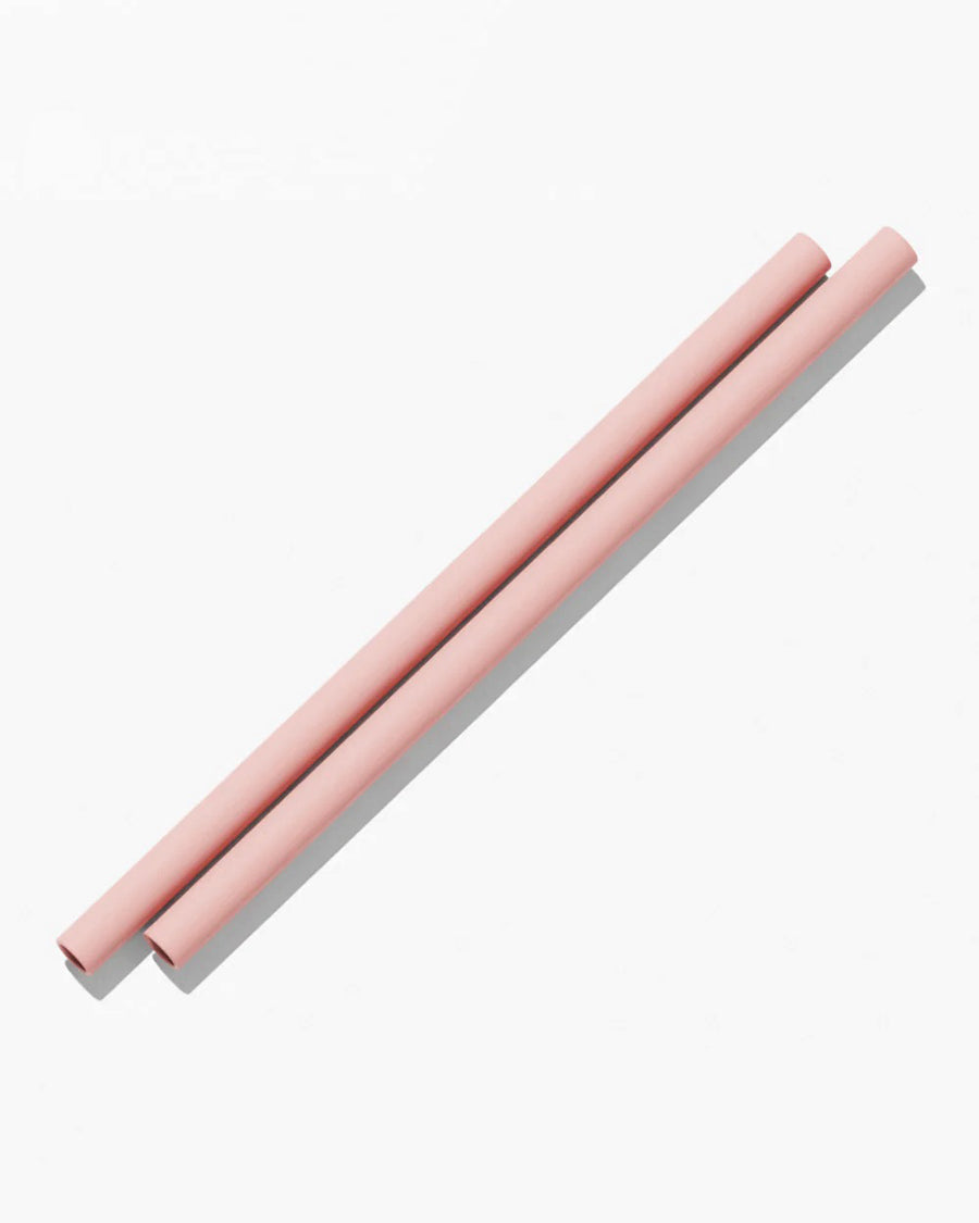 Silicone Straws (2 Pack) - Rose