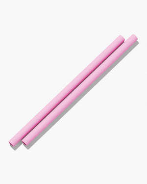 Silicone Straws (2 Pack) - Bubblegum