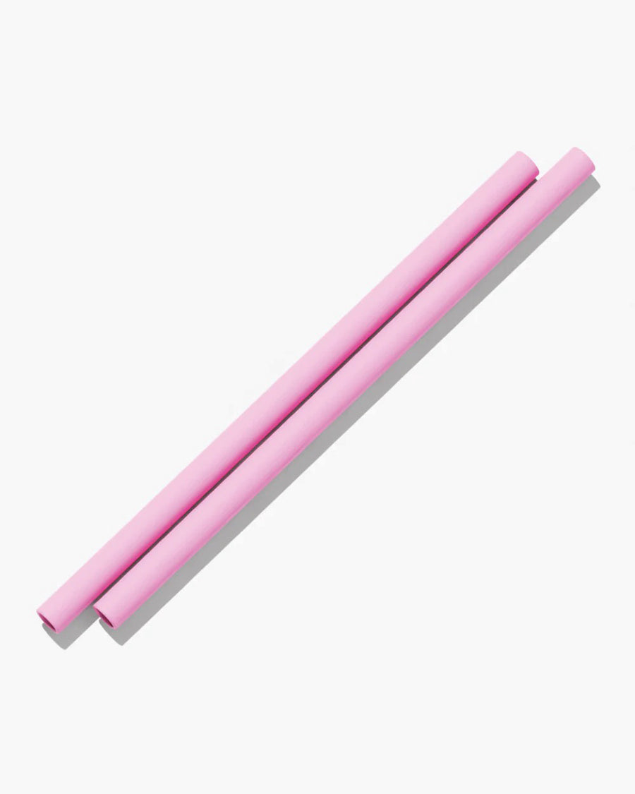 Silicone Straws (2 Pack) - Bubblegum